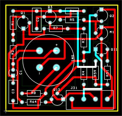 based on TA7317P for an audio power amplifier Pair of speaker protection PCBs 